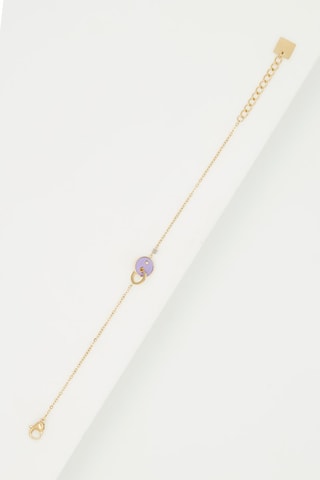 Bracelet Doré et violet