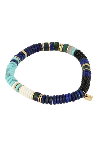 Bracelet - Doré et bleu