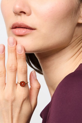 Bague Doré et marron