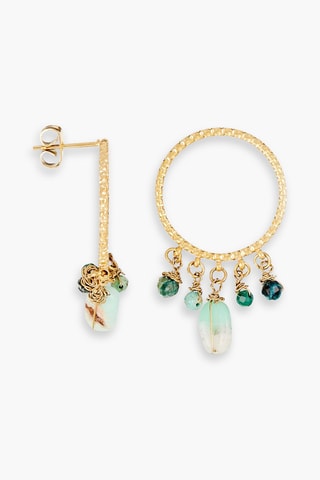 Boucles d'oreilles Malachites