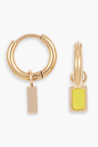 Boucles d'oreilles - Doré et jaune