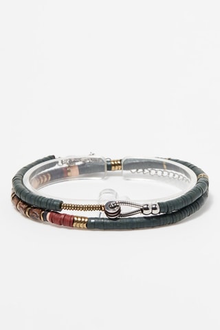 Bracelet - Argenté et vert