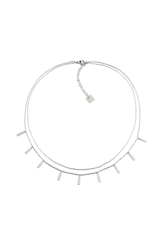 Collier multi rangs - Argenté