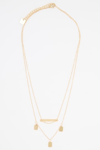 Collier multi-rangs - Doré
