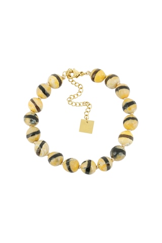 Bracelet - Doré et orange