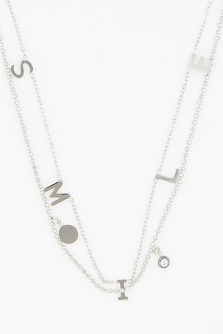 Collier multi-rangs - Argenté