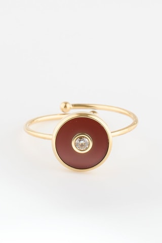 Bague Doré et marron