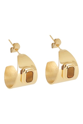 Boucles d'oreilles - Oeils-de-tigre