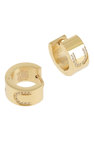 Créoles - Doré et blanc