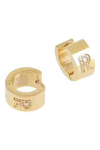 Créoles - Doré et blanc