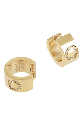 Créoles - Doré et blanc