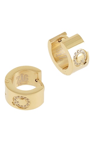 Créoles - Doré et blanc