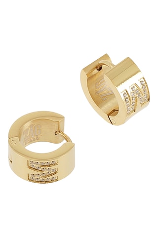 Créoles - Doré et blanc