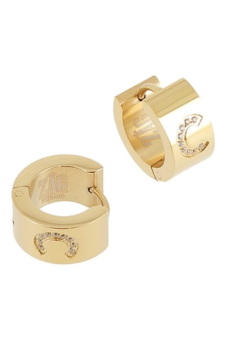 Créoles - Doré et blanc