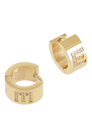 Créoles - Doré et blanc