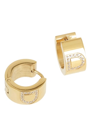 Créoles - Doré et blanc