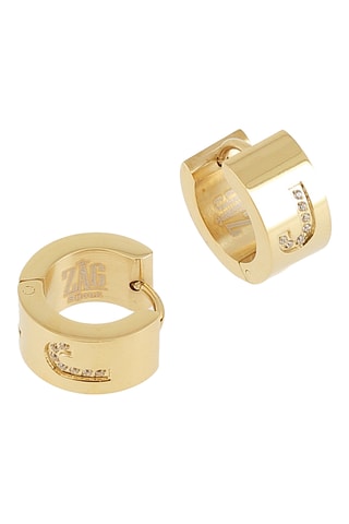 Créoles - Doré et blanc