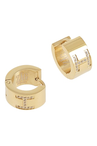 Créoles - Doré et blanc