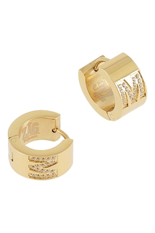 Créoles - Doré et blanc