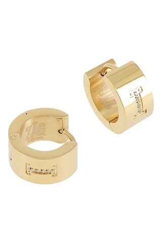 Créoles - Doré et blanc