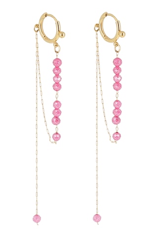 Boucles d’oreilles - Doré et rose