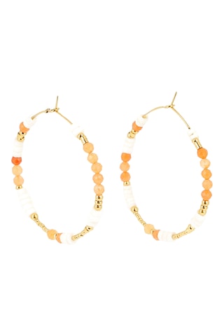 Créoles - Orange et doré