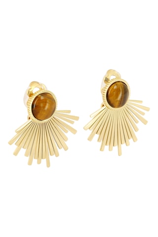 Boucles d'oreilles - Œils-de-tigre