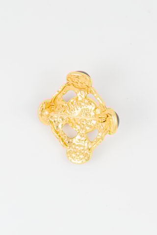 Broche - Noir et doré