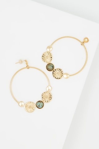 Boucles d'oreilles - Turquoise africaine