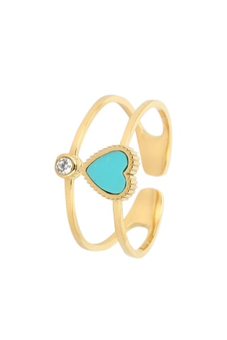 Bague Bisou - Turquoise