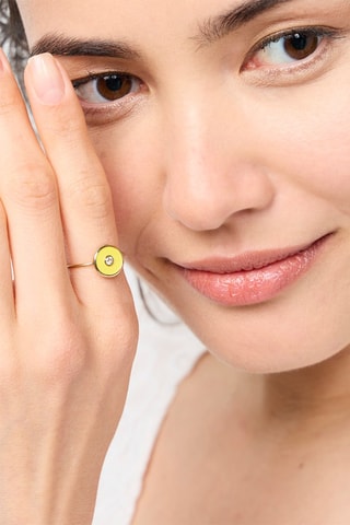Bague Doré et jaune