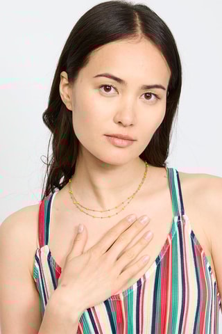 Collier Doré et jaune