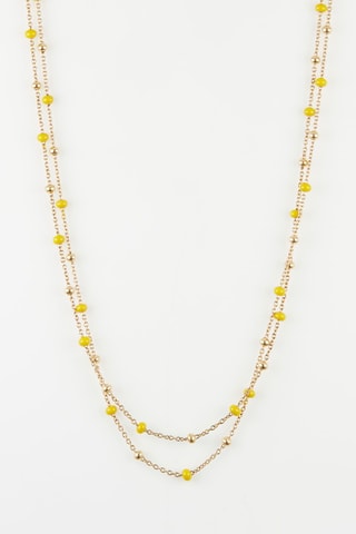 Collier Doré et jaune