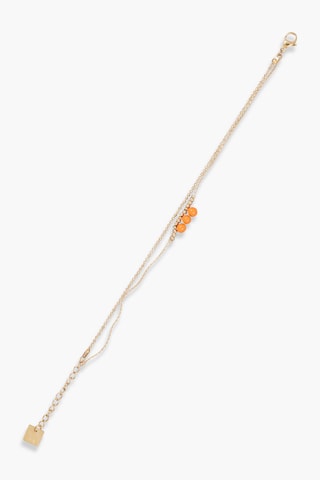 Bracelet Doré et orange