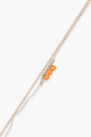 Bracelet Doré et orange