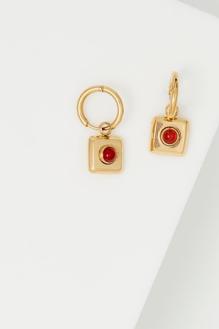 Boucles d'oreilles Grenat