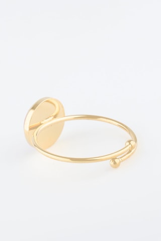 Bague Doré et fuchsia