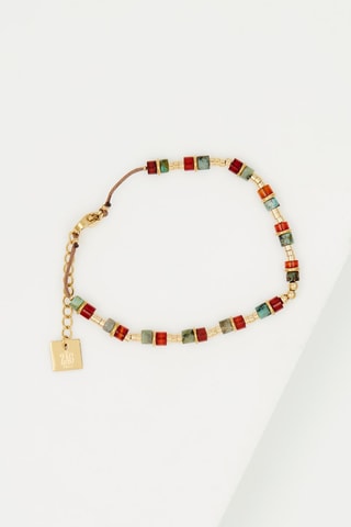 Bracelet Doré et rouge