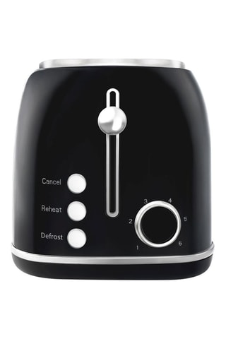 Torradeira baguette vintage Preto - 1500 W - 2 aberturas