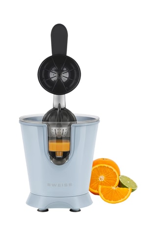 Espremedor de citrinos em aço inoxidável - Azul - 160 W
