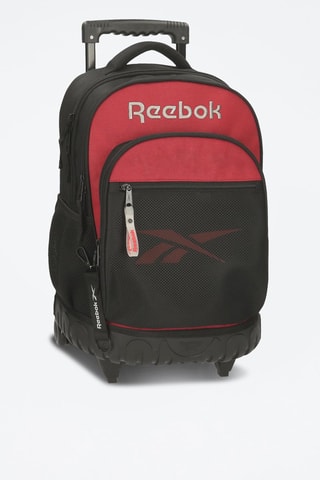 Rugtas met Wieltjes Portland Rood en Zwart