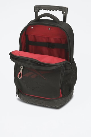 Rugtas met Wieltjes Portland Rood en Zwart