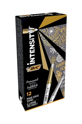 12 Markers Intesnsity - Zilverkleurig en Goudkleurig