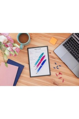 5 Balpennen Smooth - 4 Inktkleuren