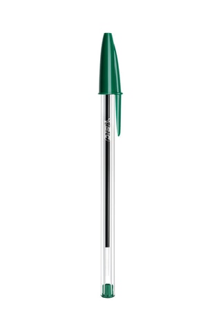 50 Balpennen Cristal - Groene Inkt
