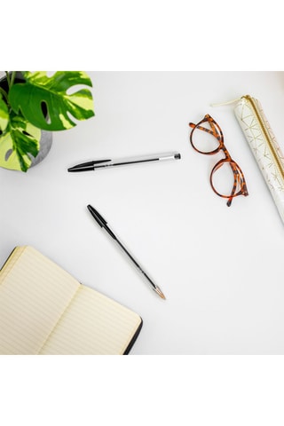 27 Balpennen Cristal - 4 Inktkleuren