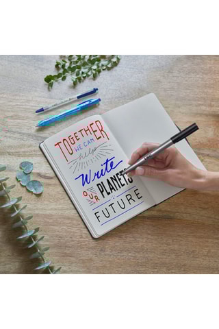 50 Balpennen Eco - Blauwe Inkt