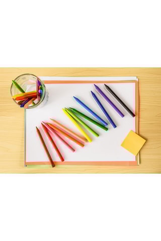 24 Kleurpotloden Plastidecor - Groen en Blauw