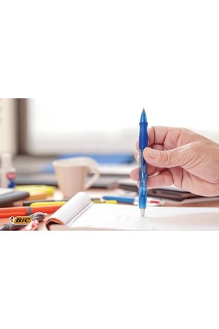 12 Balpennen Gelo - Blauwe Inkt