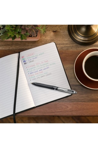 12 Balpennen Grip Pro - 4 Inktkleuren